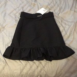 & Other Stories Black Belted Skirt